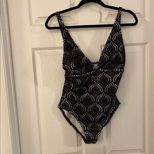 Stylish Black and White One Piece